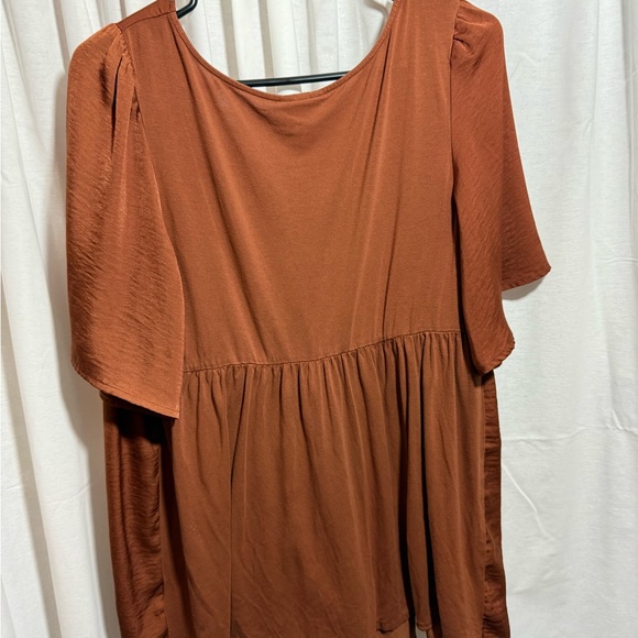 Isabel Maternity Shirt in Copper Brown size Mediun - Picture 4 of 4